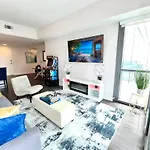 Skyline Retreat Penthouse, Top Floor, Year Round Pool, City View!