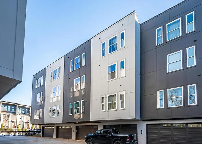 Balcony With K-Bed Atl City Downtown Gated Townhome 456#10