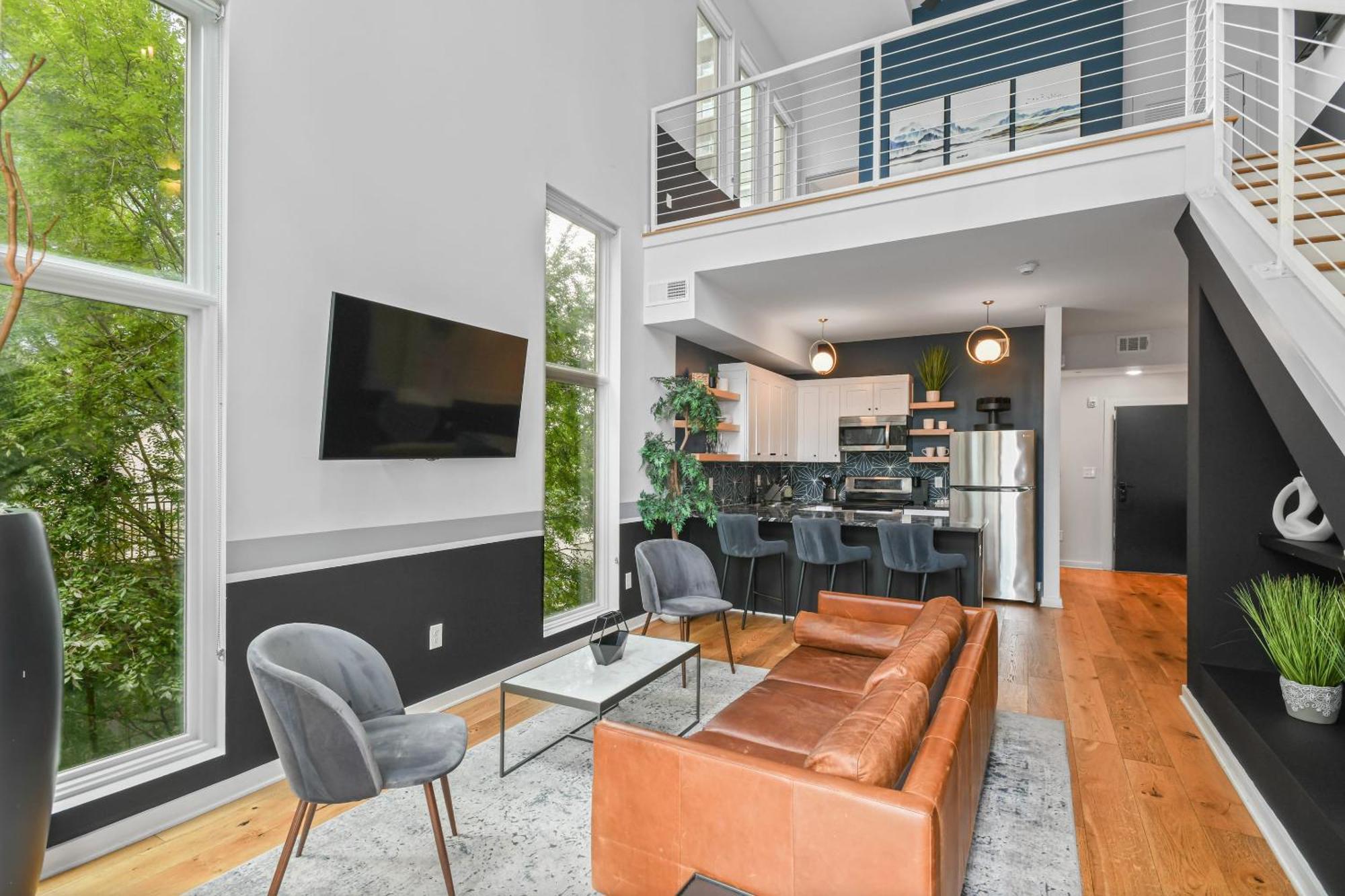 Stupendous Heart Of Piedmont Park Two Story Loft Apartment
