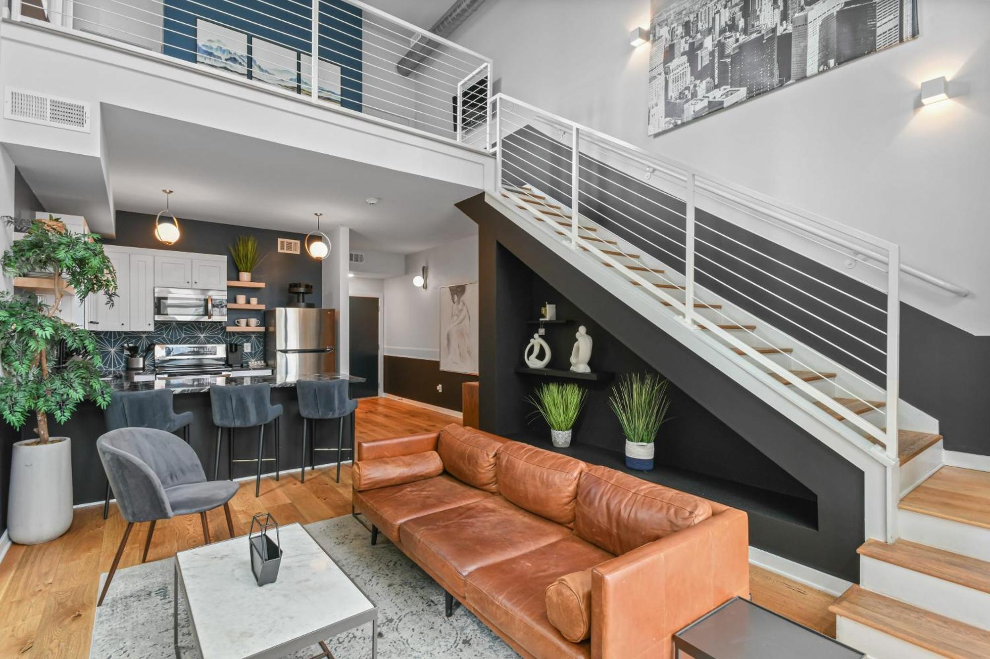 Apartment Stupendous Heart Of Piedmont Park Two Story Loft Atlanta