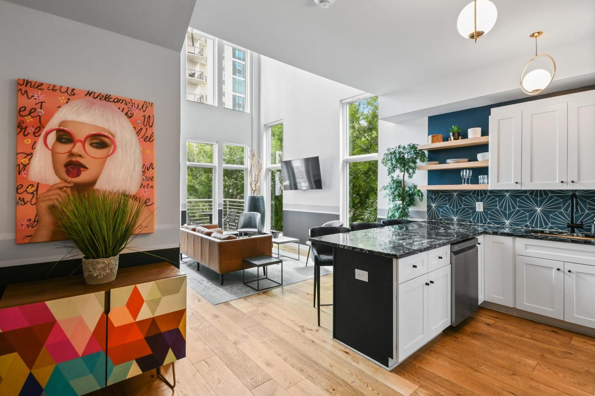Apartment Stupendous Heart Of Piedmont Park Two Story Loft Atlanta