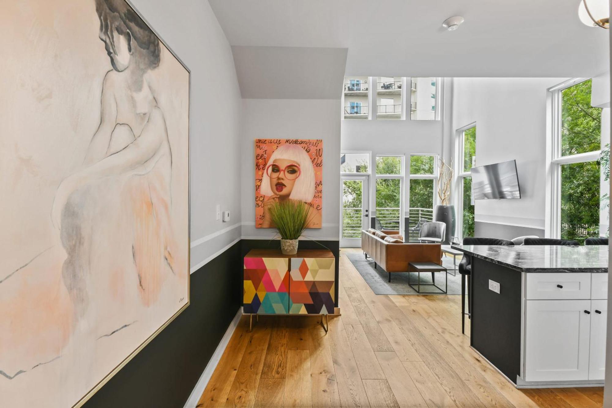 Stupendous Heart Of Piedmont Park Two Story Loft Apartment *