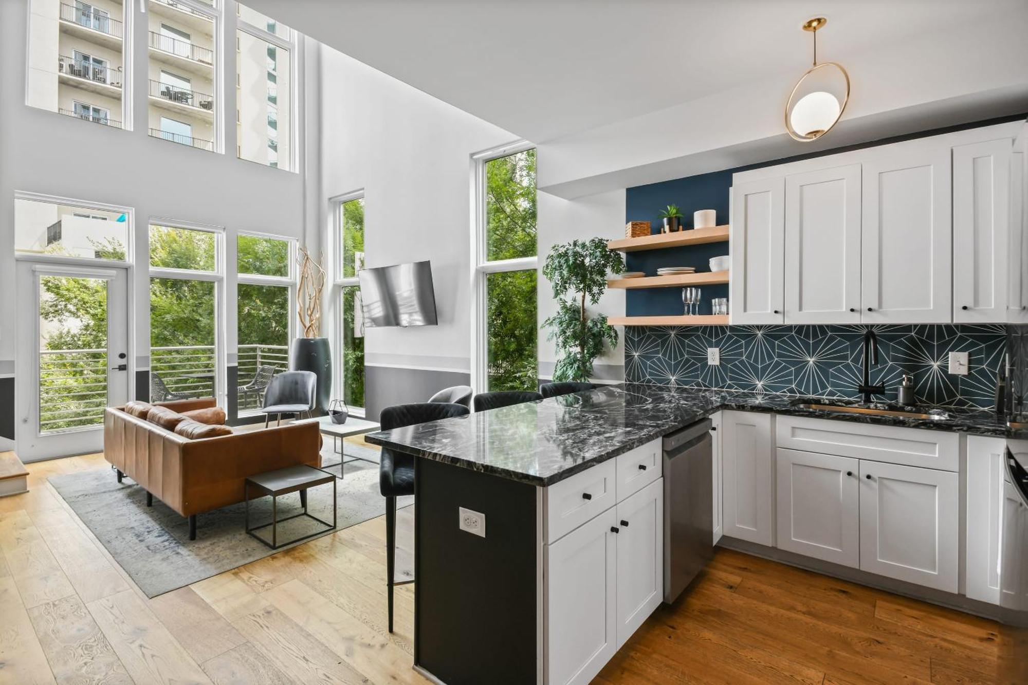 Stupendous Heart Of Piedmont Park Two Story Loft