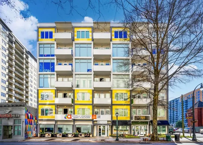 Stylish City Living Apartments With Free Parking In Midtown Atlanta